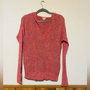 Mossimo Supply Co. Red V-Neck Sweater
